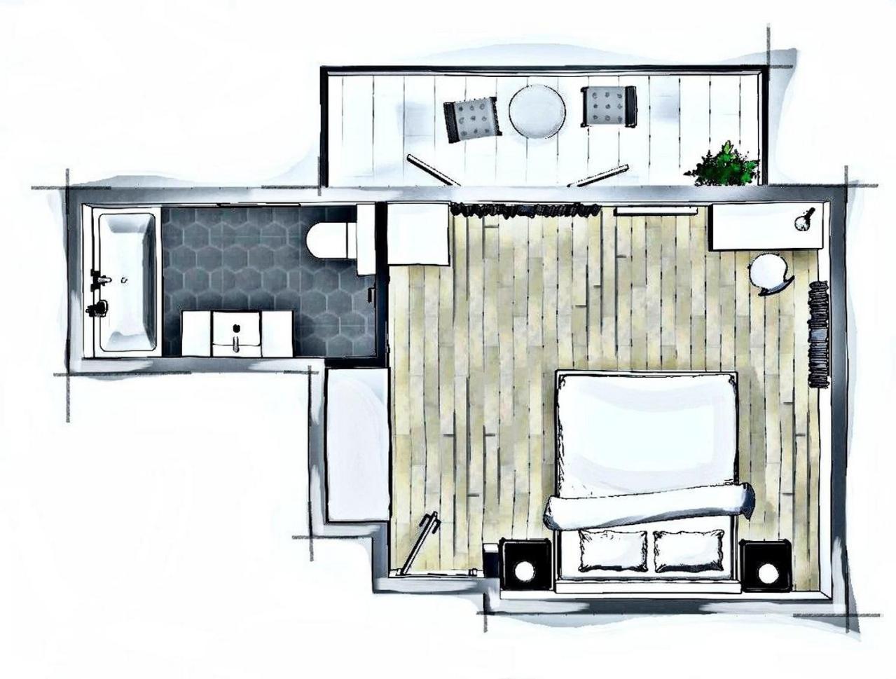 Habitación Doble Confort con balcón - Calle Radmilovica 39