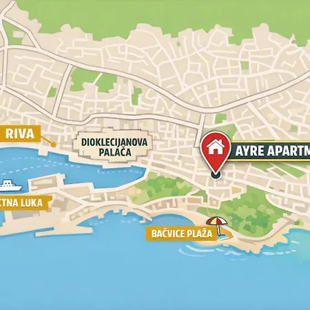 Ayre Apartman Split - Free Private Parking-3